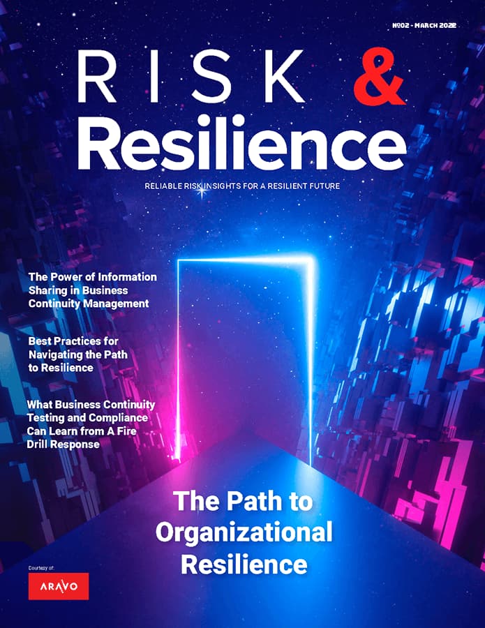 Risk & Resilience Magazine - Cover - March 2022 Edition